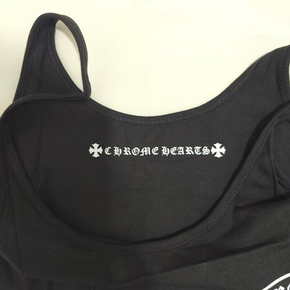 Chrome Hearts Black Fitted Tank Top - Picture 6 of 6